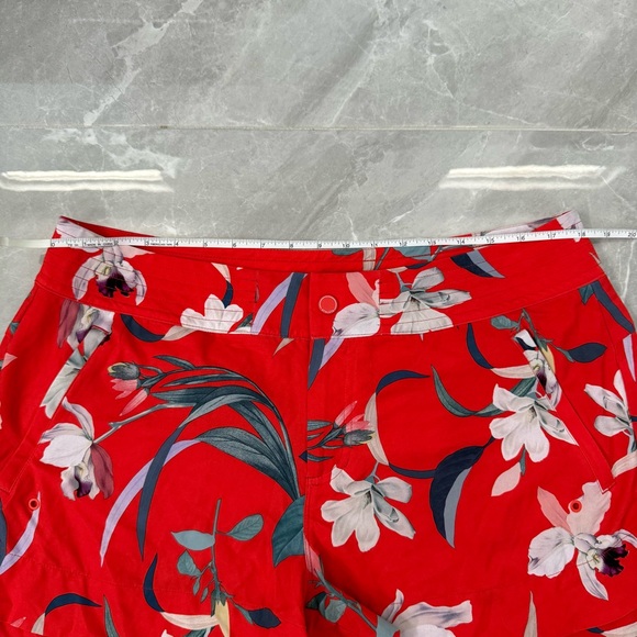 Women’s Athleta Hudson Floral Board Shorts Swim Pockets Plus Size 16 - Picture 14 of 16